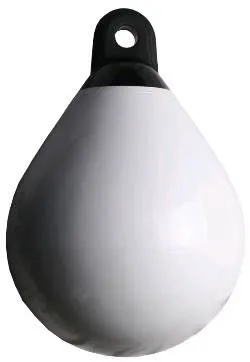 Pare-battage bouée blanc / anneau noir Ø 650mm