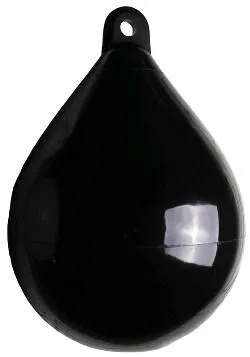 Pare-battage bouée noir / anneau noir Ø 550mm