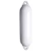 Pare-battage cylindrique blanc / 2 anneaux blancs Ø210 x L620mm
