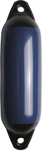Pare-battage cylindrique bleu / 2 anneaux noirs Ø150 x L580mm