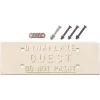 Plaque de masse 4018 Dynaplate