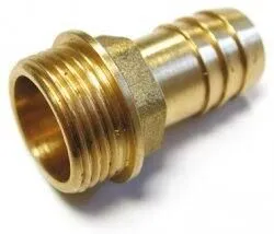 Raccord cannelé mâle laiton 1/2'' 16mm