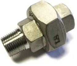 Raccord union mâle/femelle inox 3/8''