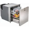 Réfrigérateur tiroir 49L Inox 12/24V