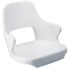 Siège polyéthylène blanc avec accoudoirs