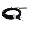 Sonde température NTC 10k 1% avec câble 5m étanche et étui inox pour plage de -13 à 105°C