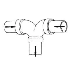 Té 1''1/2 M eaux usées