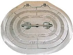 Trappe ovale 19''x26''