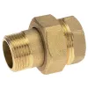 Union mâle/femelle laiton 1/2''