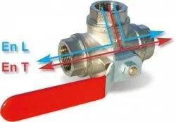 Vanne 3 voies PN40 (T) Ø1''