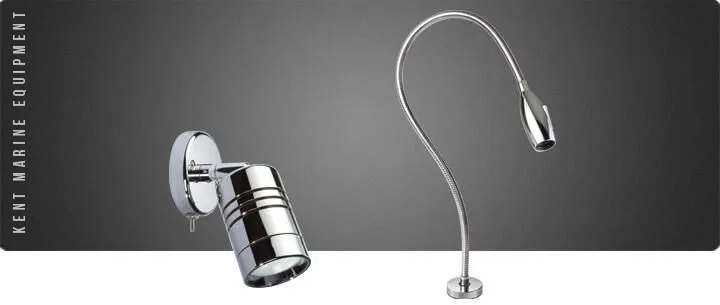 Liseuses (avec ou sans interrupteur ou USB) Quick Marine Lighting