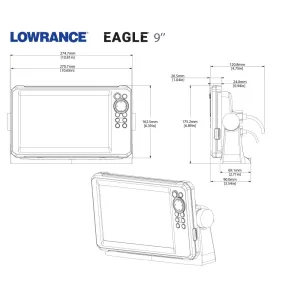 Combiné GPS/sondeur Lowrance® Eagle 9