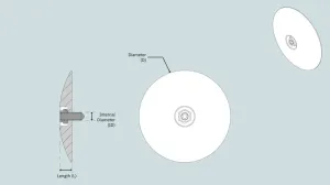 Anode aluminium Ø95mm