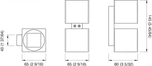 Applique LED QB Twins 10/30V