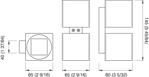 Applique LED QB TWINS 10/30V