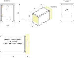 Centrale eau glacée 18000BTU-230V/1/50Hz