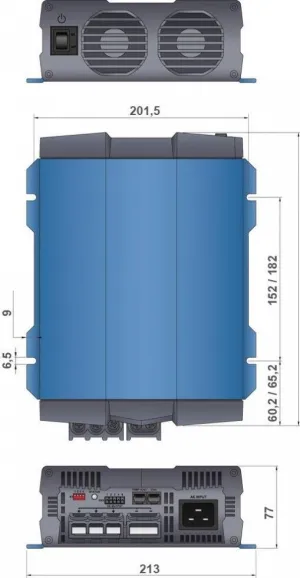 Chargeur 24V 40A 3 sorties