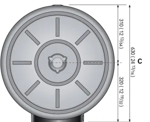 Chauffe-eau cylindrique BK2 160L 220V/2000W