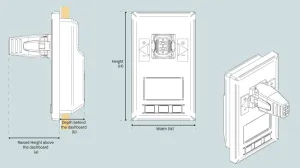 Commande joystick simple 12/24V S-Link