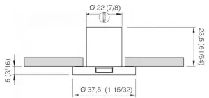 Eclairage de courtoisie Margot 2L 12/24V