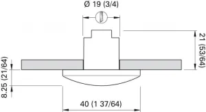 Eclairage de courtoisie PATRICIA LED 12/24V