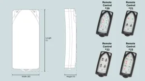 EMETTEUR RADIO COMMANDE 12/24V