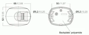 FEU LED SERIE 34 BABORD 112,5° 12-24V