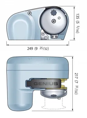 Guindeau Genius GP2 24V 800W 8mm