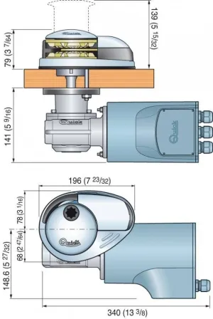 Guindeau Prince DP2 12V 1000W avec poupée 6mm