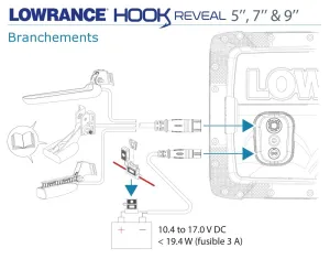 Hook Reveal 5'' Combiné GPS/Sondeur avec sonde HDI 50/200kHz
