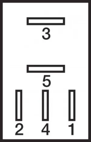 Micro relais 12V 20A Diode