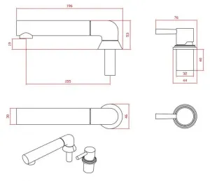 Mitigeur à encastrer + douchette