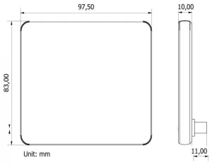 Pack gestion batterie PICO Standard encastrable SILVER, composé d'un PICO, un shunt 300A et une interface pour sondes de niveau et température, pour une alimentation 6 à 35Vdc