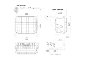 PROJECTEUR  D'ETRAVE BLX C FAISCEAU 8° ET LARGE