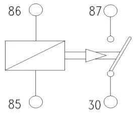 Relais de puissance monostable 12VDC 80A 