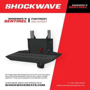 REPOSE PIEDS REGLABLE POUR LA SERIE S5 DE SHOCKWAVE