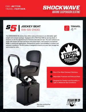 SIEGE JOCKEY S5 AVEC SUSPENSION