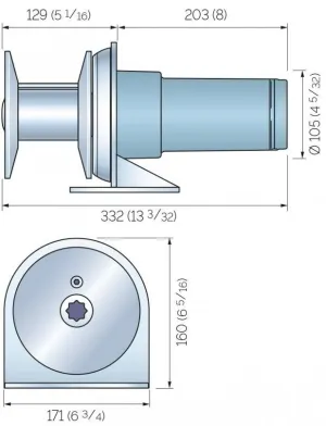 Treuil pour annexes TMG1100 24V 800W