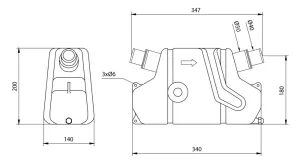 WATERLOCK D=40/51 mm 5L