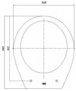 WC manuel Twist'n'lock - Grande cuvette